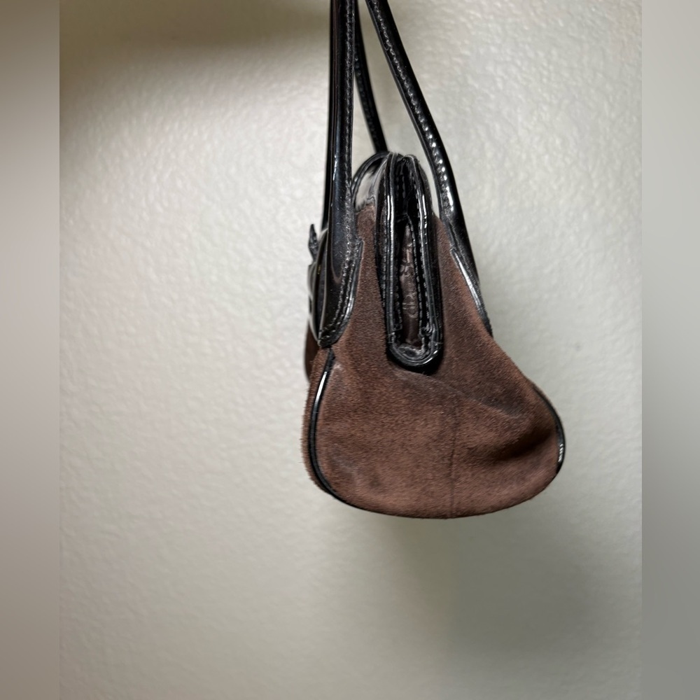 Banana Republic Brown Suede Purse Small - Picture 9 of 12